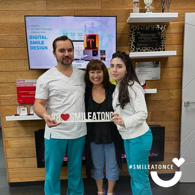 После установки коронок на импланты